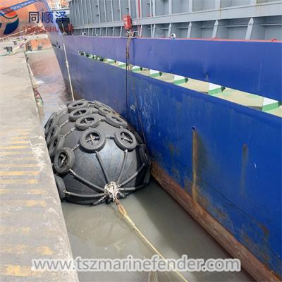 Dock Defense Boat Rubber Fender With Tyre Net